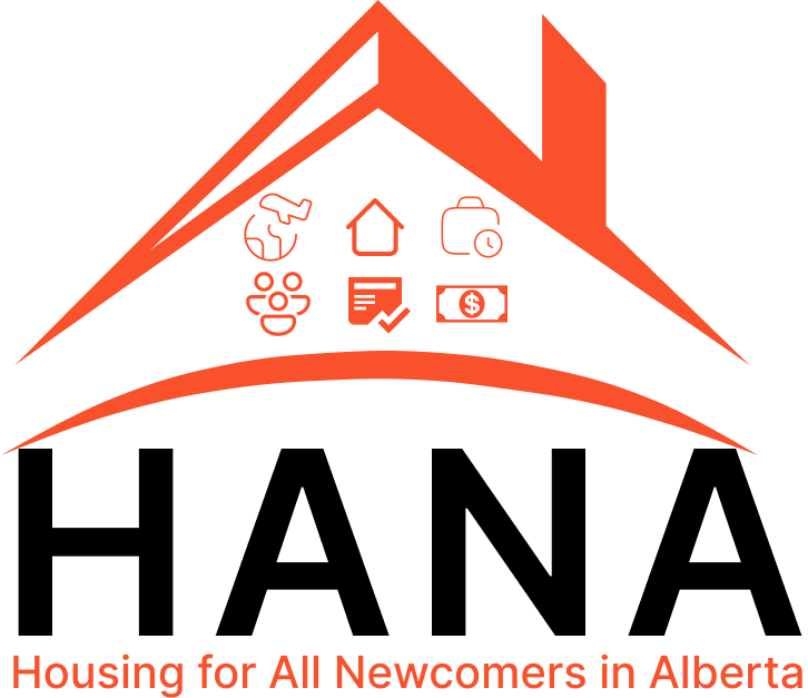 Housing for All Newcomers in Alberta (HANA) logo