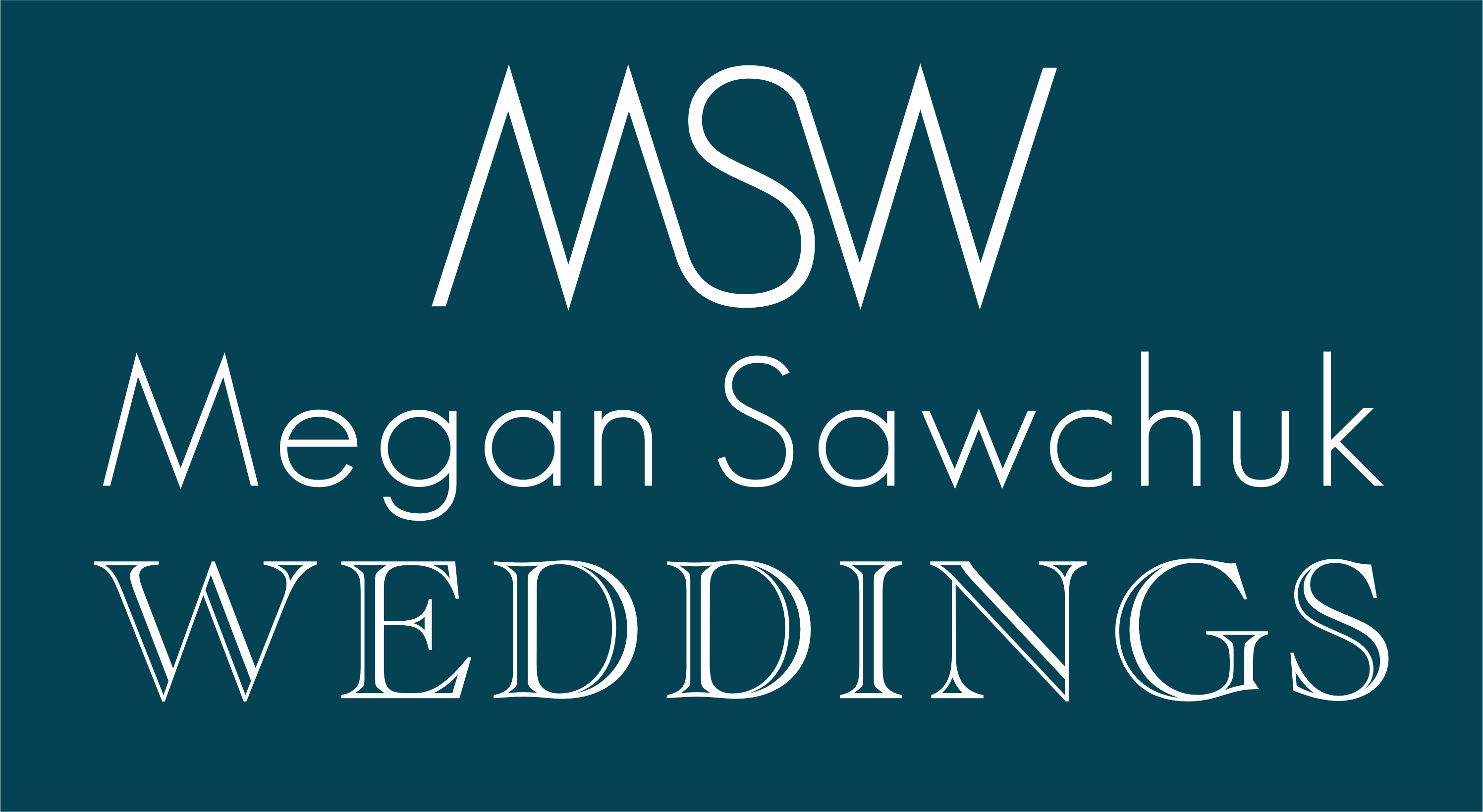 Megan Sawchuk Weddings logo